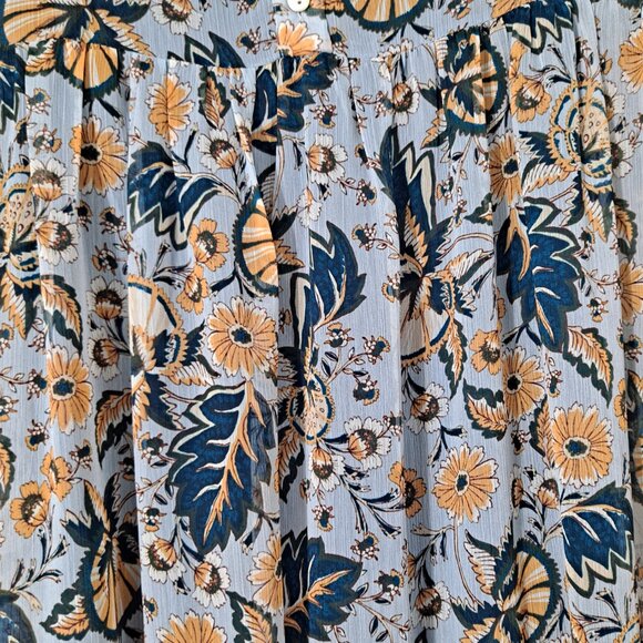 NWOT Roller Rabbit Maribelle Klara Tiered Maxi Dress Floral Boho - Picture 6 of 14